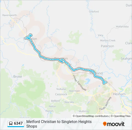 6347 Bus Line Map