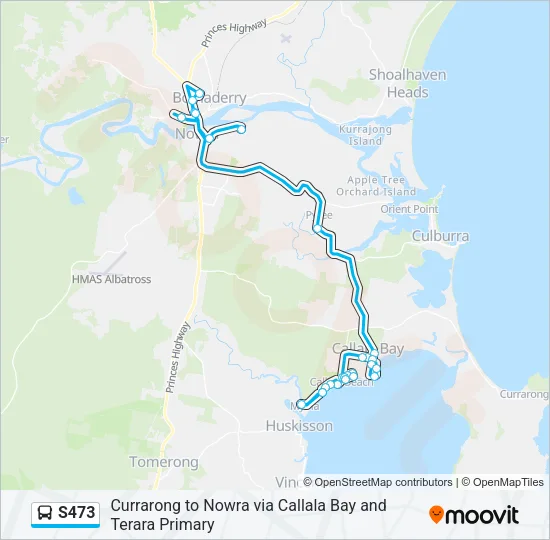 S473 Bus Line Map