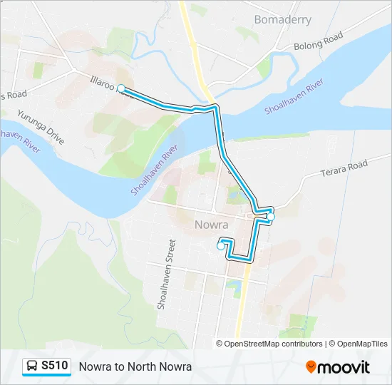 S510 Bus Line Map