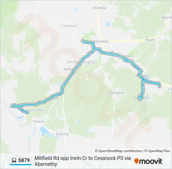 S879 Bus Line Map