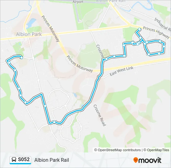S052 Bus Line Map