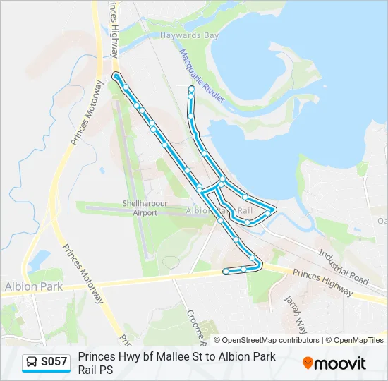S057 Bus Line Map