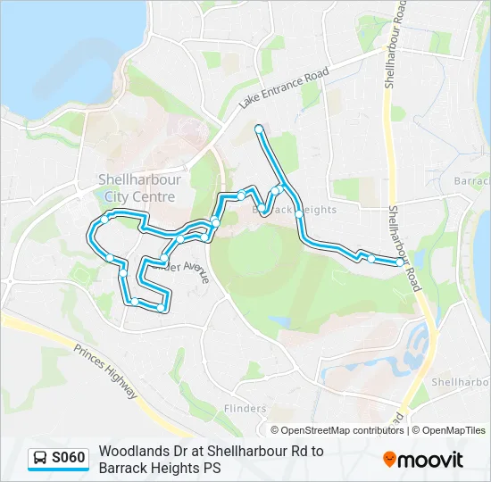 S060 Bus Line Map