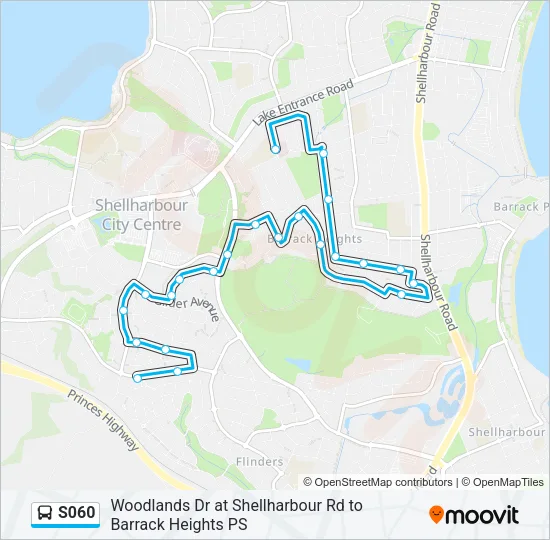 S060 Bus Line Map