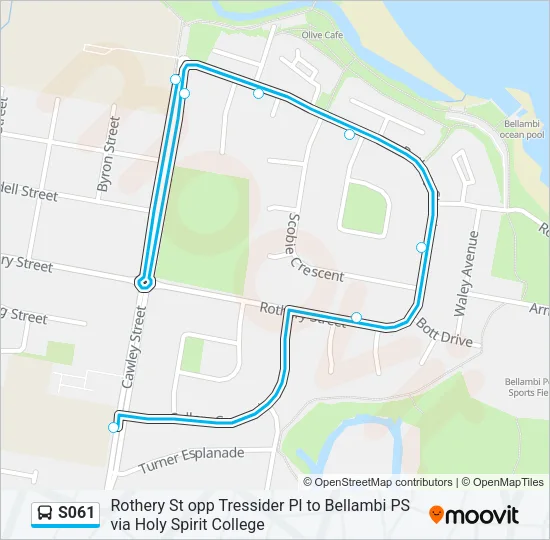S061 Bus Line Map