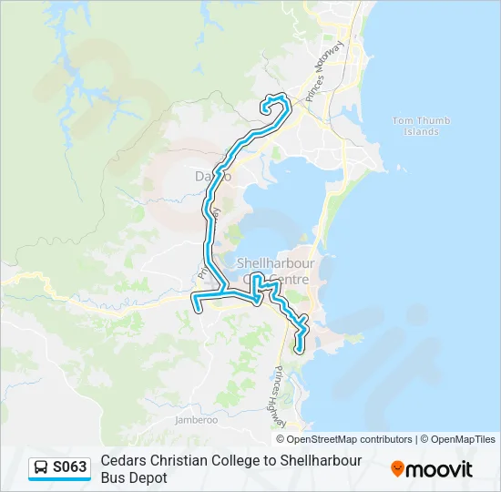S063 Bus Line Map