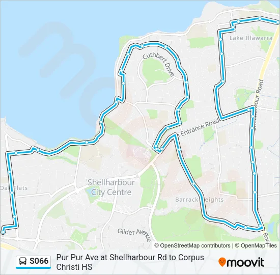 S066 Bus Line Map