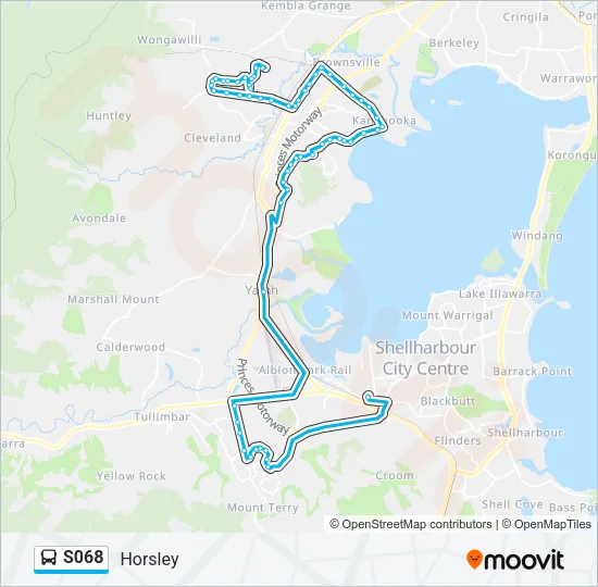 S068 Bus Line Map