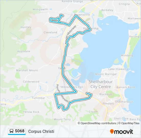 S068 Bus Line Map