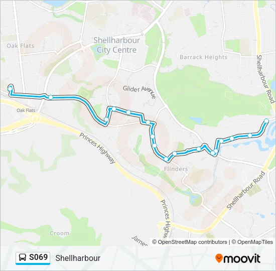 S069 Bus Line Map