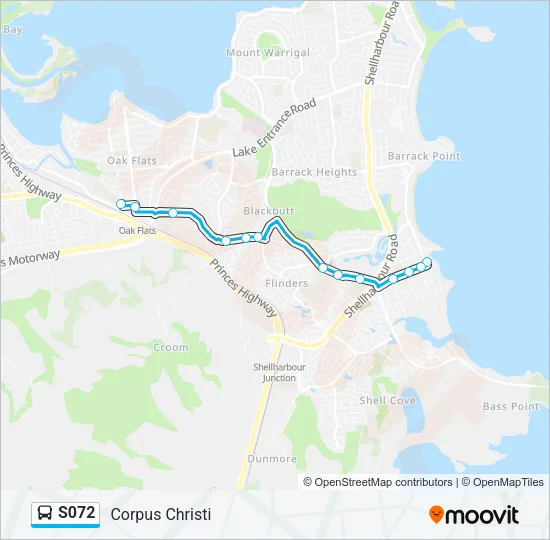 S072 Bus Line Map