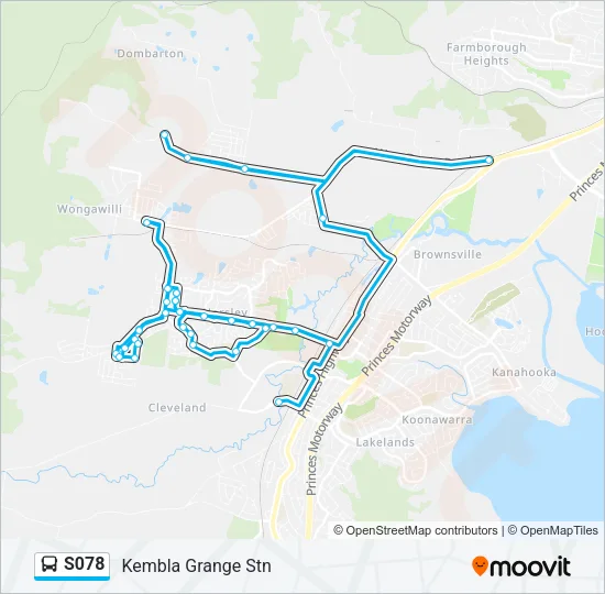 S078 Bus Line Map