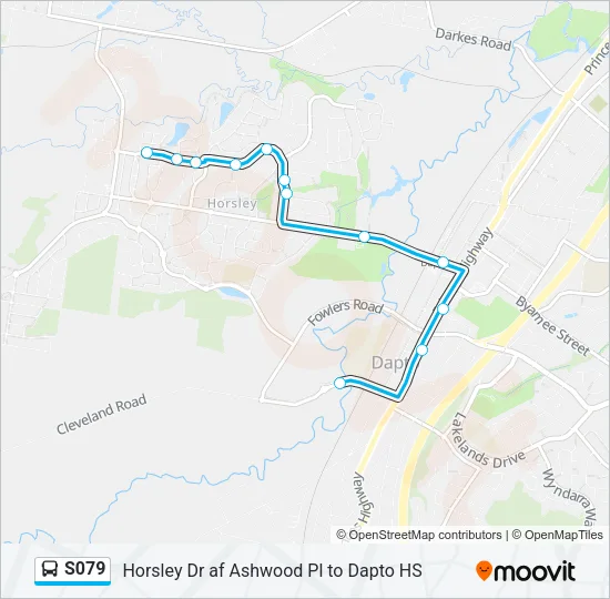 S079 Bus Line Map