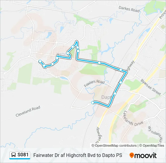 S081 Bus Line Map