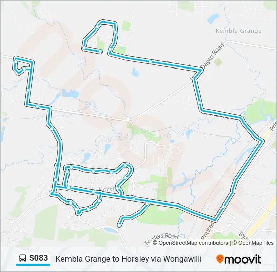 S083 Bus Line Map