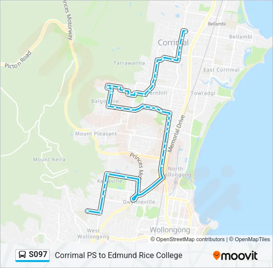 S097 Bus Line Map