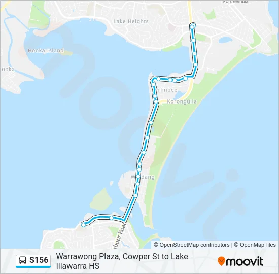 S156 Bus Line Map