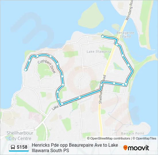 S158 Bus Line Map