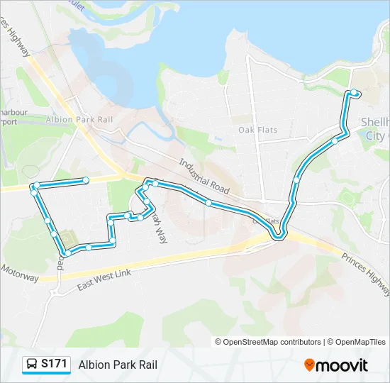 S171 Bus Line Map