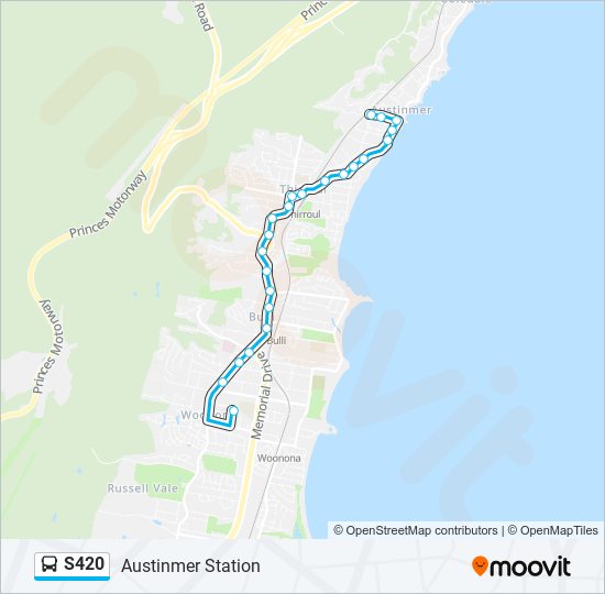 S420 bus Line Map