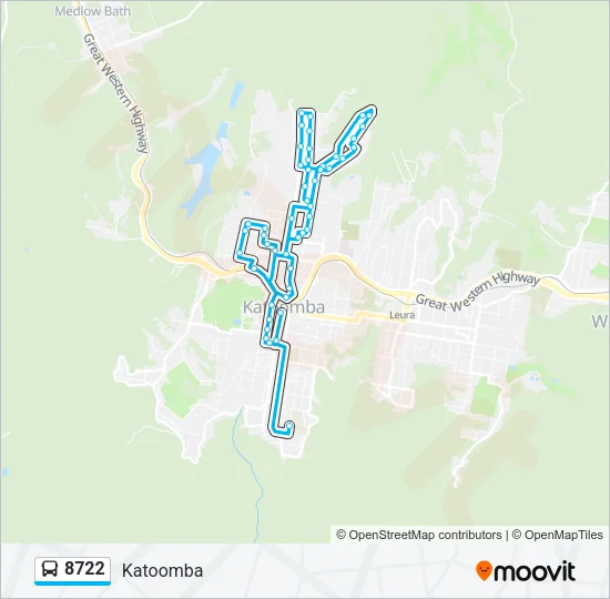 8722 Bus Line Map