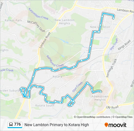 776 Route: Schedules, Stops & Maps - St Thereses PS (Updated)