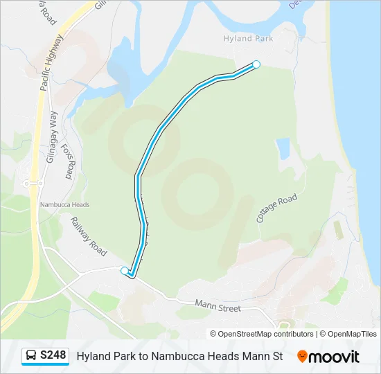 S248 Bus Line Map