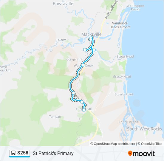 S258  Line Map