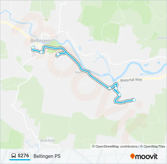 S276 Bus Line Map