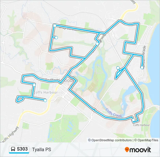S303 Bus Line Map