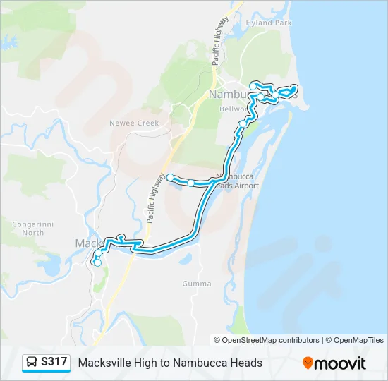 S317 Bus Line Map
