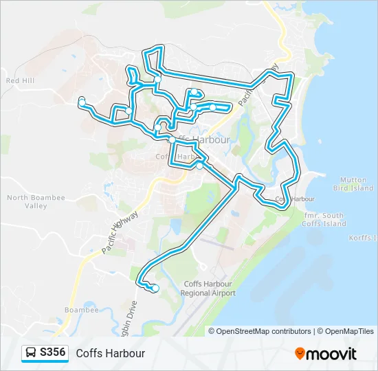 S356 Bus Line Map