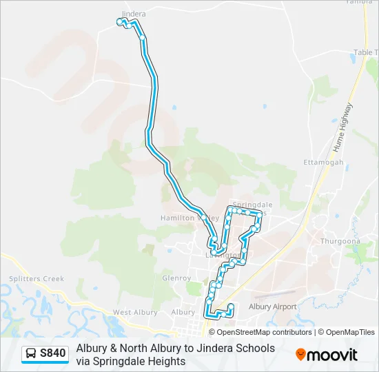 S840 Bus Line Map