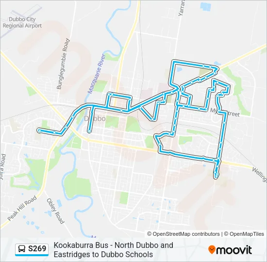 S269 Bus Line Map