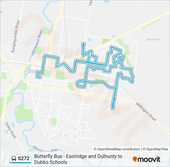 S272 Bus Line Map