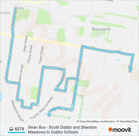 S273 Bus Line Map