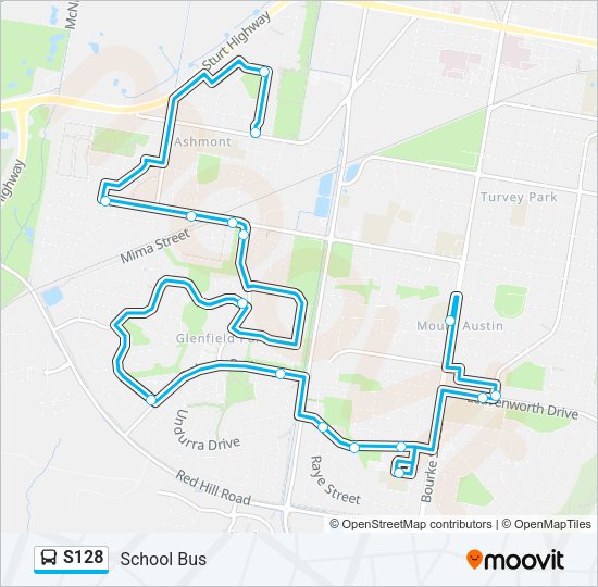 s128 Route Schedules, Stops & Maps School Bus (Updated)