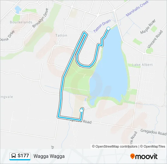 S177 Bus Line Map