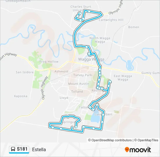S181 Route: Schedules, Stops & Maps - Estella (Updated)