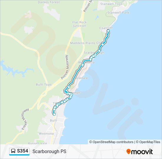 s354 Route: Schedules, Stops & Maps - Austinmer (Updated)