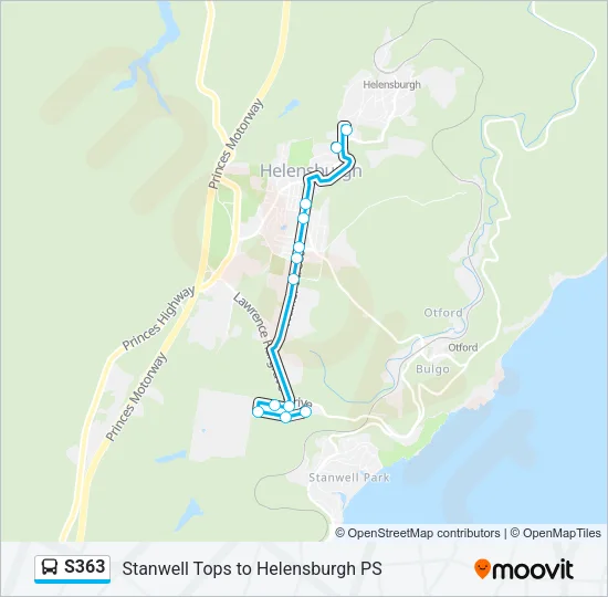 S363 Bus Line Map