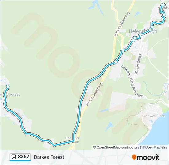 S367 Bus Line Map