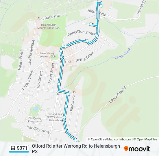 S371 Bus Line Map