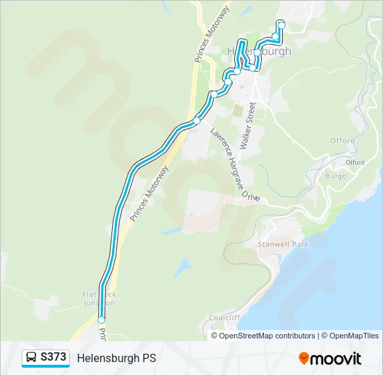 S373 Bus Line Map