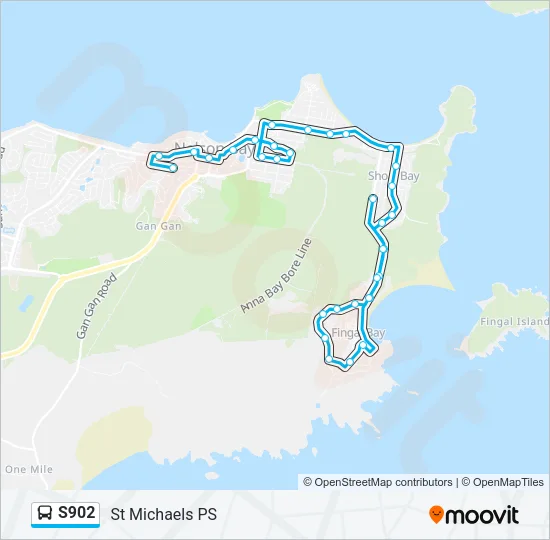 S902 Bus Line Map
