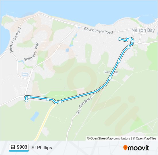 S903 bus Line Map