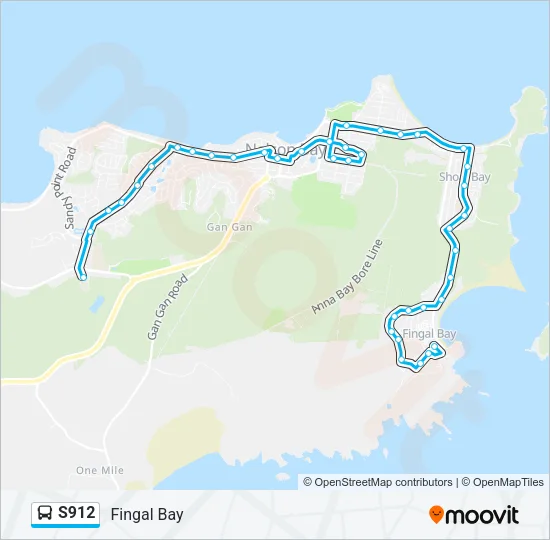 S912 Bus Line Map