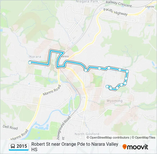 2015 Bus Line Map