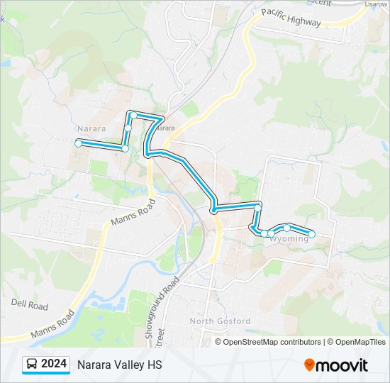 2024 bus Line Map