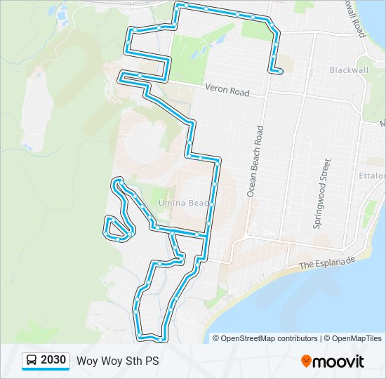 2030 bus Line Map